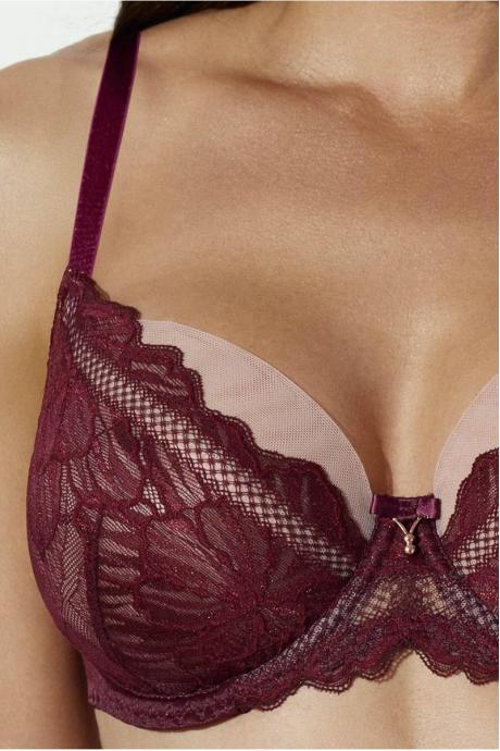 Ava Бюстгальтер м'який AV 2276 MERLOT бордовий