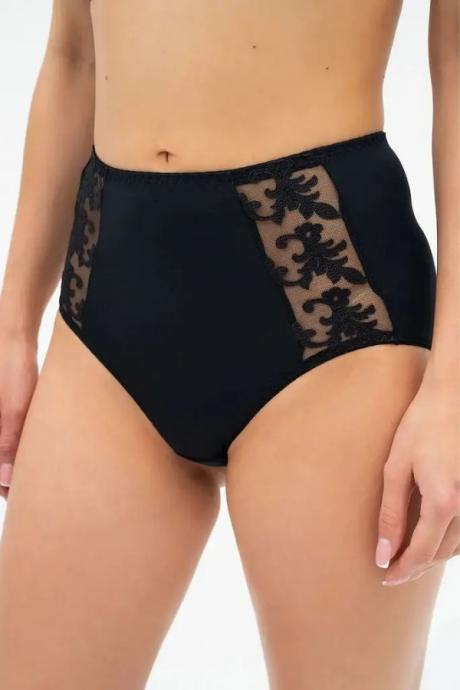 Effetto Lingerie 006 35 Трусики жіночі міді MARTINA чорний колір