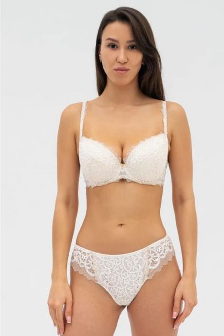 Effetto Lingerie 013 136 007 Бюстгальтер пуш-ап +1 зі з'ємними вкладишами LOREN молоко колір