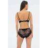 Effetto Lingerie 019 210 08 Жіночі трусики PATRICIA чорний/піон колір