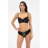 Effetto Lingerie 019 359 08 Бюстгальтер напівпоролон PATRICIA чорний/піон колір