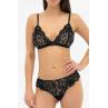 Effetto Lingerie 020 105 08 Бюстгальтер-бралетт KRISTINA чорний/піон колір