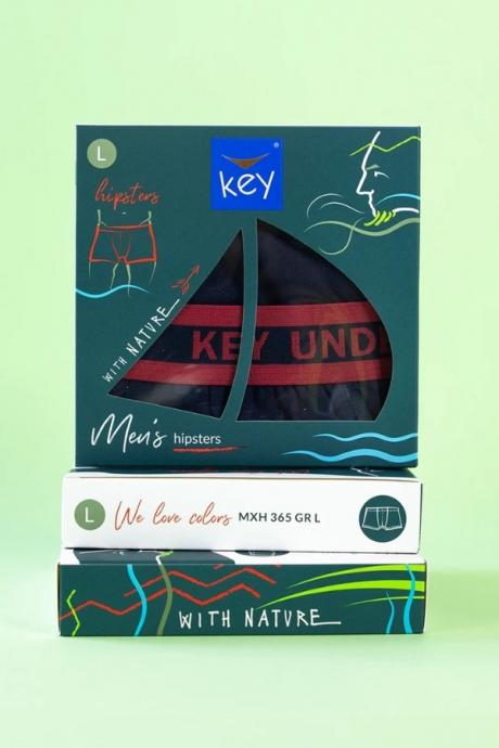 Key Шорти чол MXH 365 GR granat