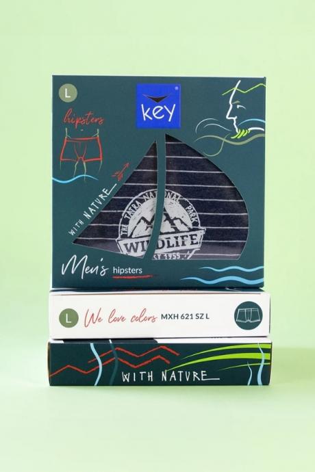 Key Шорти чол MXH 621 GR granat
