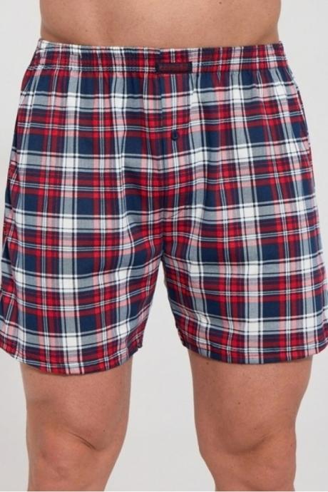 Cornette 008-344 Comfort B26 3-5XL Боксерки чоловічі синьо-червоний колір