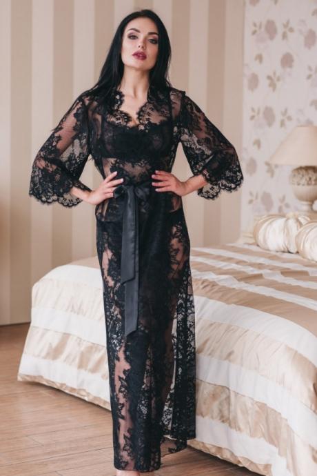 Shato Халат жін 1302 black
