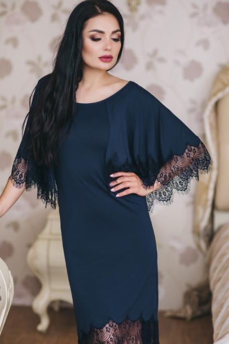 Shato Сорочка жін 1313 navy blue