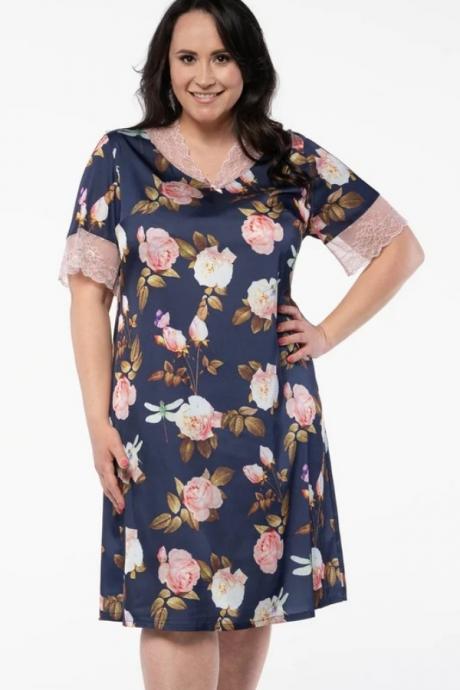 Shato Сорочка жін 2229 navy blue