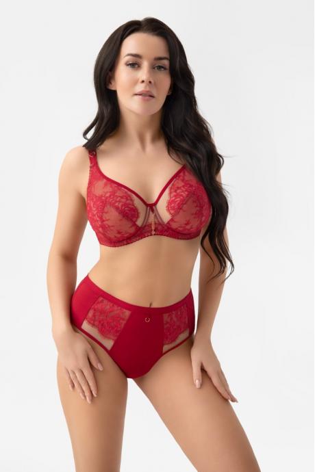 Gorsenia Бюстгальтер м'який DESIRE G024 CZERWONY червоний