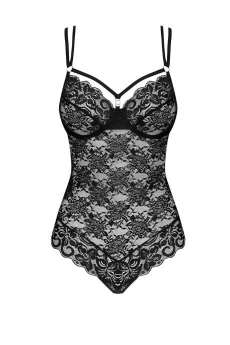 Жіноча білизна Боді Obsessive 860-TED TEDDY Чорний колір