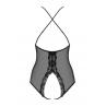 Жіноча білизна Боді Obsessive 841-TED-1 crotchless teddy Чорний