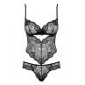Жіноча білизна Боді Obsessive ALLURIA TEDDY Чорний
