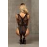Жіноча білизна Боді Obsessive BODYSTOCKING B115 crotchless Чорний