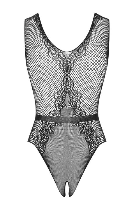 Жіноча білизна Боді Obsessive BODYSTOCKING B115 crotchless Чорний