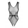 Жіноча білизна Боді Obsessive BODYSTOCKING B115 crotchless Чорний
