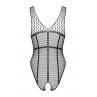 Жіноча білизна Боді Obsessive BODYSTOCKING B117 crotchless Чорний