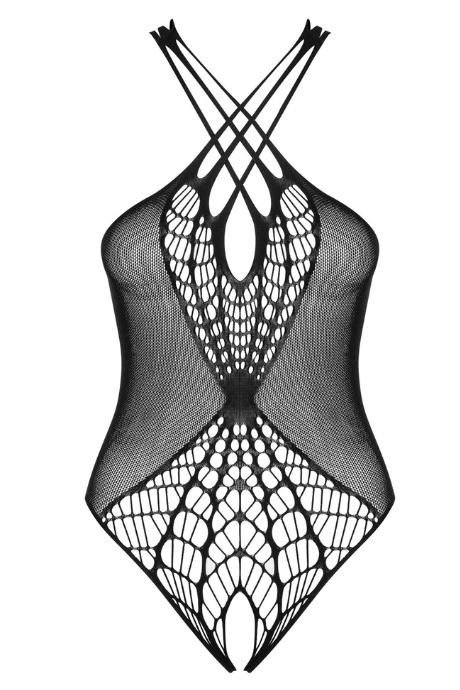 Жіноча білизна Боді Obsessive BODYSTOCKING B118 crotchless Чорний