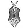 Жіноча білизна Боді Obsessive BODYSTOCKING B118 crotchless Чорний