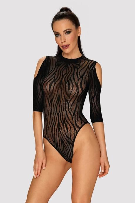 Жіноча білизна Боді Obsessive BODYSTOCKING B130 Чорний