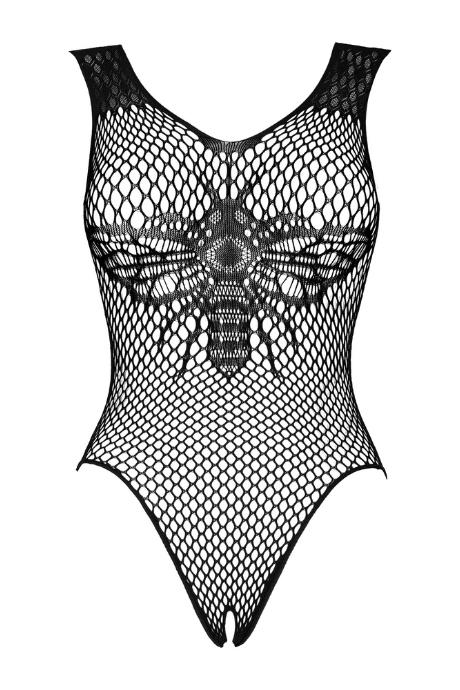 Жіноча білизна Боді Obsessive BODYSTOCKING B134 crotchless Чорний