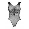 Жіноча білизна Боді Obsessive BODYSTOCKING B134 crotchless Чорний
