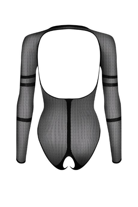Жіноча білизна Боді Obsessive BODYSTOCKING B137 crotchless Чорний
