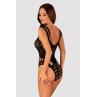 Жіноча білизна Боді Obsessive BODYSTOCKING B139 crotchless Чорний