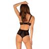Жіноча білизна Боді Obsessive CHIC AMORIA crotchless teddy Чорний