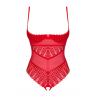 Жіноча білизна Боді Obsessive INGRIDIA cupless & crotchless teddy Червоний