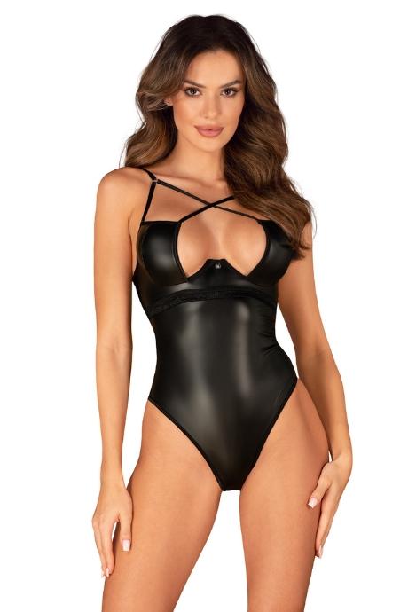 Жіноча білизна Боді Obsessive NORIDES TEDDY latex Чорний