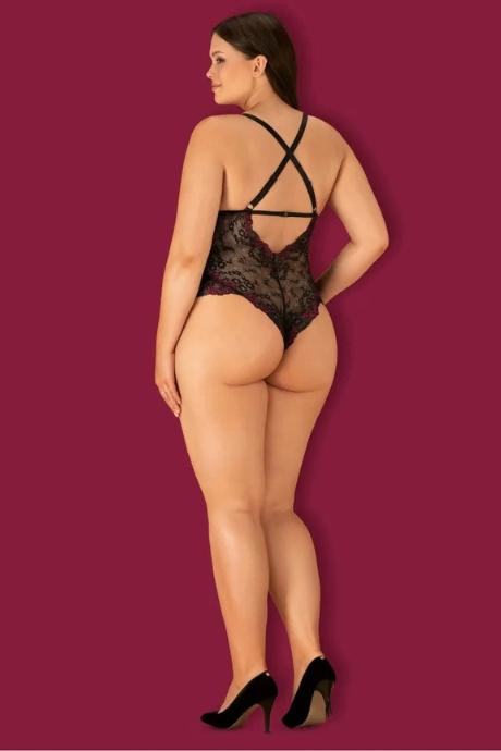 Жіноча білизна Боді Obsessive VANESSME TEDDY Чорний
