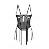 Жіноча білизна Корсет Obsessive EUPHORI CORSET cupless Чорний