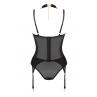 Жіноча білизна Корсет Obsessive BRASICA CORSET & panties Чорний колір