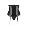 Жіноча білизна Корсет Obsessive CHIC AMORIA CORSET cup & thong Чорний колір