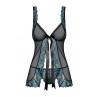 Жіноча білизна Комплект Obsessive AMANTA BABYDOLL Чорний