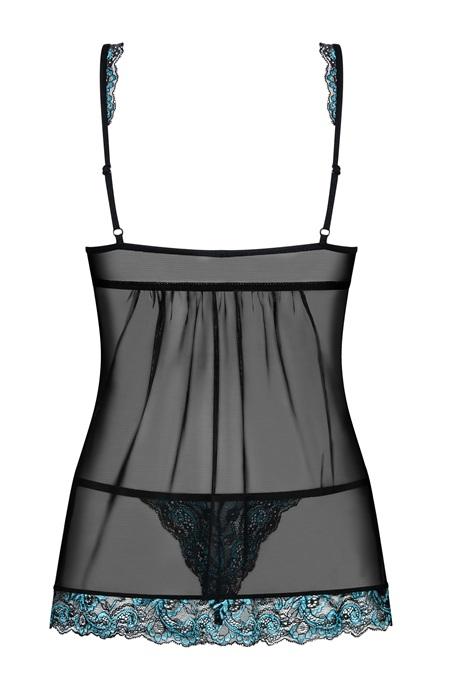 Жіноча білизна Комплект Obsessive AMANTA BABYDOLL Чорний