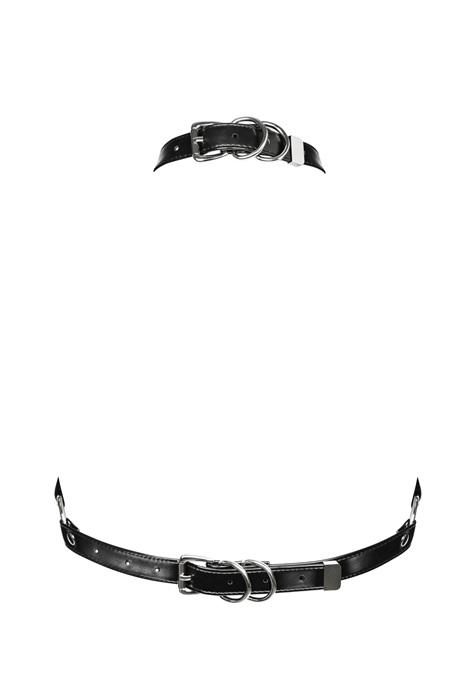 Жіноча білизна Аксесуар Obsessive A740 HARNESS портупея Чорний
