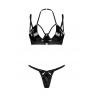 Жіноча білизна Комплект Obsessive KEIRA LISE SET bra & thong Чорний
