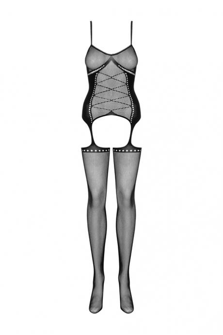 Obsessive Жіноча білизна Боді Obsessive BODYSTOCKING G314 Чорний
