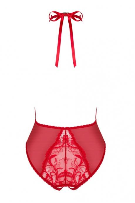 Obsessive Жіноча білизна Боді Obsessive DAGMARIE crotchless teddy Червоний