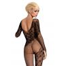 Жіноча білизна Боді Obsessive BODYSTOCKING F210 Чорний колір