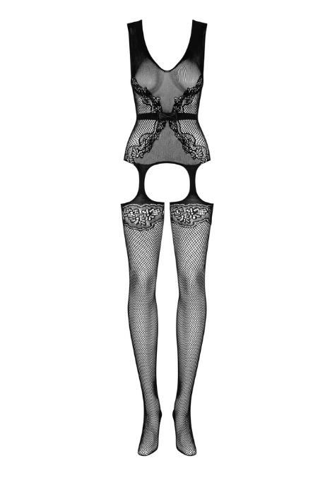 Жіноча білизна Боді Obsessive BODYSTOCKING F217 Чорний