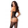 Жіноча білизна Боді Obsessive BODYSTOCKING F235 Чорний