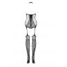 Жіноча білизна Боді Obsessive BODYSTOCKING F240 Чорний колір