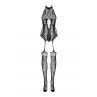 Жіноча білизна Боді Obsessive BODYSTOCKING F240 Чорний колір