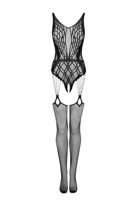 Жіноча білизна Боді Obsessive BODYSTOCKING G324 Чорний