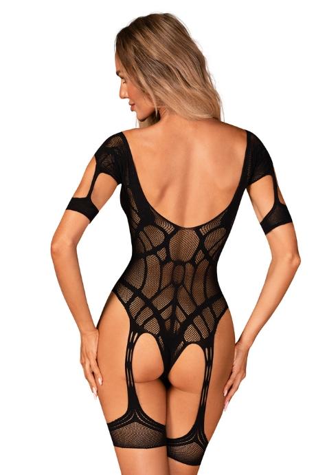 Жіноча білизна Боді Obsessive BODYSTOCKING G334 Чорний