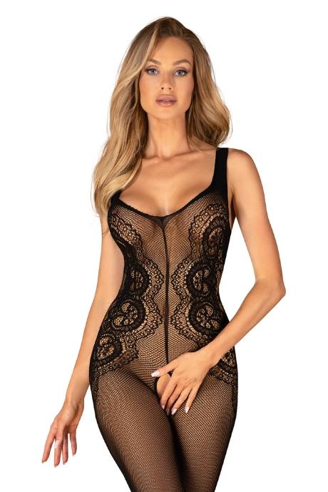 Жіноча білизна Боді Obsessive BODYSTOCKING G335 Чорний