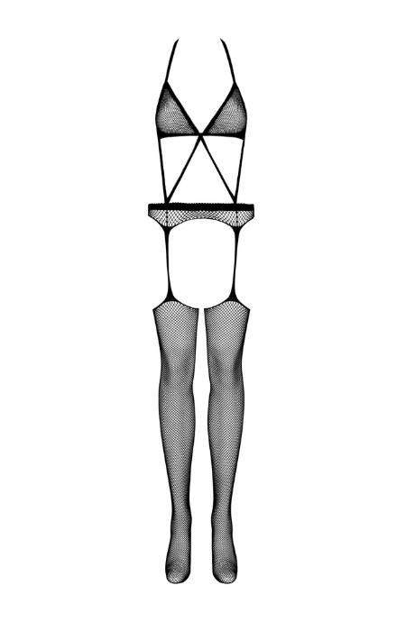 Жіноча білизна Боді Obsessive BODYSTOCKING N108 Чорний
