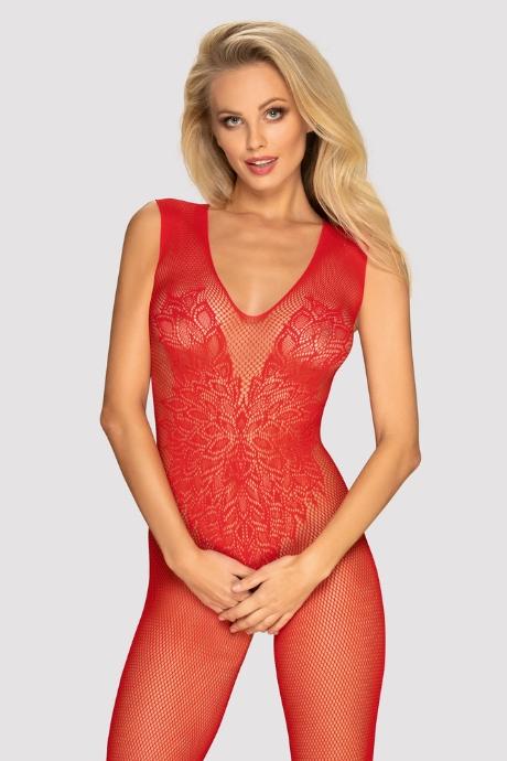 Жіноча білизна Боді Obsessive BODYSTOCKING N112 Червоний